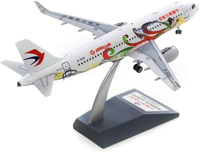 Inflate 200 China Eastern Airlines A320-214 B-1609 со Stand Limited Edition 1/200 Diecast Aircraft претходно изграден модел