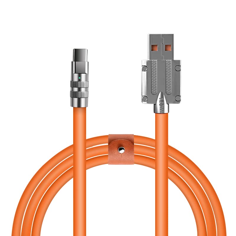 Лиуланц тип-тип-кабел, брзо полнење 5ft со кабелски ленти Тип Ц до кабел USB со долг полнач за полнач за Samsung Galaxy S9 S8 белешка