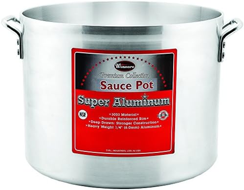 Винко САД Супер Алуминиумски Тенџере Со Сос, Дополнителна Голема Тежина, 26 Литри, Алуминиум