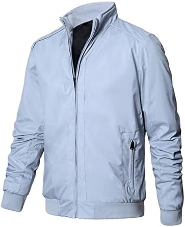 Подароци за ден на в Valentубените Саксигол за момче 2023 плус спортски јакни палто, лесен долг ракав на отворено за надворешни работи на надворешни