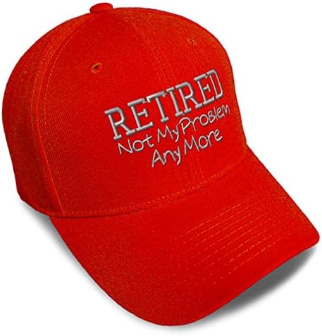 Бејзбол капа не се пензионираше, не мојот проблем со везови тато капи за мажи и жени