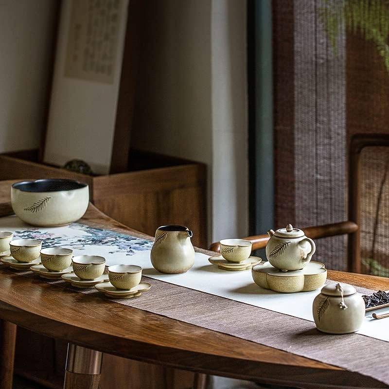 HDRZR керамички чај сет 6 лица користат дневна соба домаќинство кунг фу чај комплетен сет чај за производство на чај
