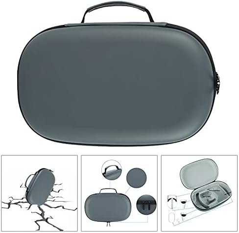 Grey990 Други торби за игри, преносни заштитнички торбички за складирање на шокантот за окулус потрага 2 VR очила - сиви