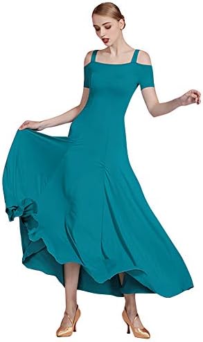 Фустан за танцување во салата од Јумиин, модерен фустан за вежбање во валцер