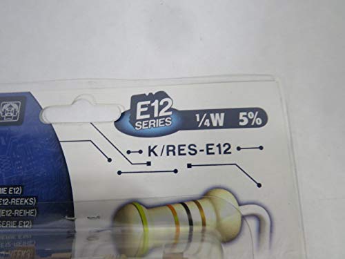 Velleman K/Res-E12 пакет од 610 отпорници од серија Е12