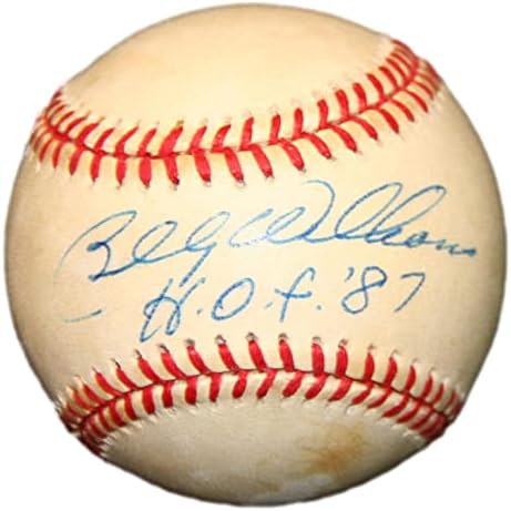 Били Вилијамс Потпиша САМО Бејзбол Автограм w/Hof Младенчиња ПСА/ДНК АЛ87553 - Автограм Бејзбол