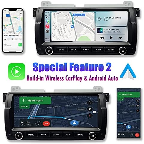 Aasinuoztec Android 12 Автомобил Стерео Радио ЗА Bmw E46 3 Серија 7ер 75 MG ZT, Otca Core 4G+128G 8.8 IPS Екран НА Допир GPS