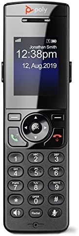 Поли - VVX D230 Dect Dect безжичен слушалки - Додаток за телефон на телефон за телефон на безжичен дект - 2 'боја LCD дисплеј