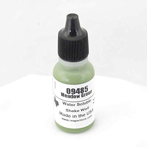 Meadow Green Acrylic Reaper Master Series Hobby Paint .5oz Dropper шише Reaper Miniatures
