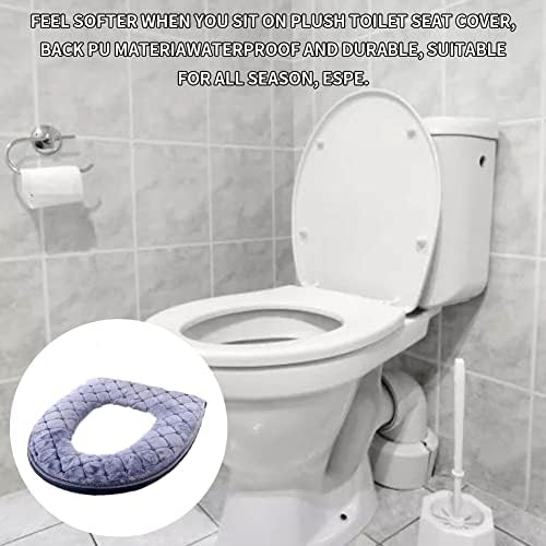 Eioflia задебелен тоалетен седиште за капаци, подложни перничиња, покривка на тоалетно седиште, мека тоалета за тоалети, мека тоалетна седиште