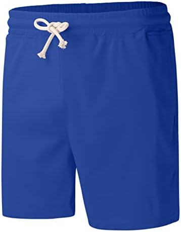 XXBR машки обични панталони летни цврсти бои трендовски млади џемпери фитнес што трчаат шорцеви атлетски тенок фит патеки