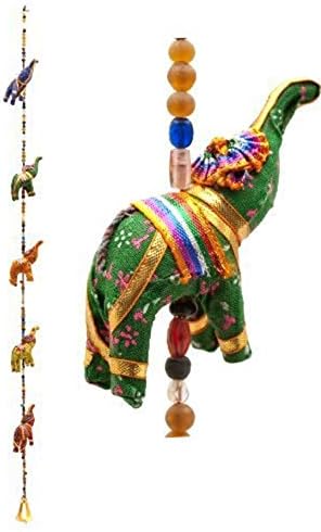 Индиски традиционален пет слон висина врата виси, wallид виси, декоративно виси