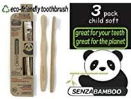 Големина на дете Senzabamboo Eco-пријателска четка за заби