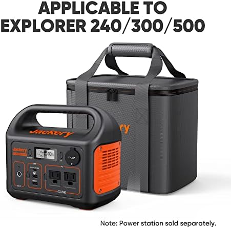 Јакчеста торба за носење кутија за Explorer 240/300/500 Преносна електрана - црна