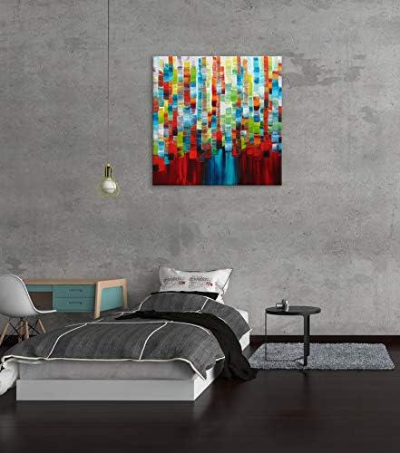 Модерна апстрактна wallидна уметност декор црвена текстура модерно уметничко дело платно сликање печати слики дома декор за дневна соба