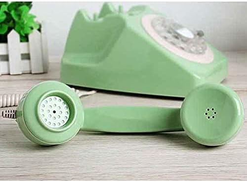 Liuzh Revolve Dial Vintage Fichline Телефонска пластична канцеларија за домашна фиксна фиксна телефонска фиксна жица фиксна телефон