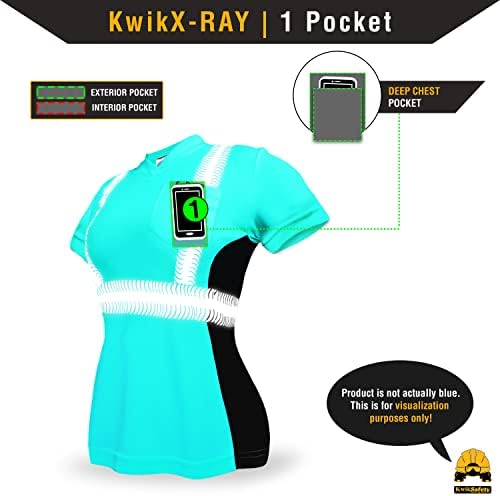 Kwiksafety - Шарлот, NC - Виксен безбедносна кошула за жени [Рефлективна лента за коса од ангел] Класа 2 + Класа 3 ППЕ АНСИ Тестирана OSHA