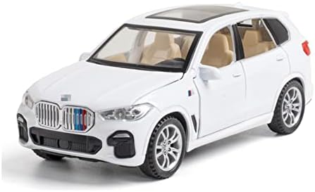 Скала модел на автомобили за модели на SUV автомобили BMW X5 SUV легура на звукот на возилото Влечење на светло 6 врати Отворени