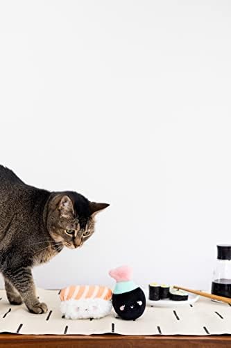 Пирхед Суши &засилувач; Соја Сос Мачка Играчки, Во собата на 2, Кадифен Интерактивни Џвакање Играчки, Сопственикот На Домашно Милениче Мора