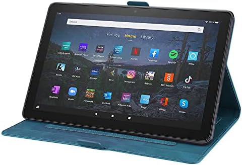 Заштита на таблет компјутер Компатибилен со Kindle Fire HD 8 Tablet 2018/2017/ Case 8th/7 -ми/6 -ти пеперутка врежана преклопна