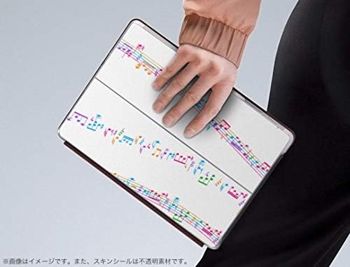 Декларална покривка на igsticker за Microsoft Surface Go/Go 2 Ultra Thin Protective Tode Skins Skins 000956 Note шарена