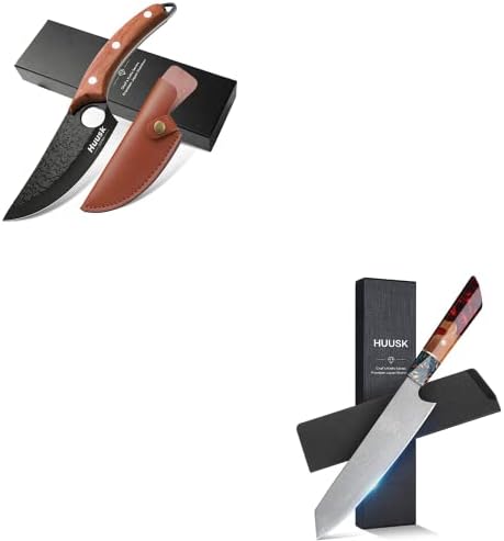 Хуск Надграден Нож Јапонија Кујна Пештерски Нож Пакет со 7.87 Брич Остри Кујнски Ножеви