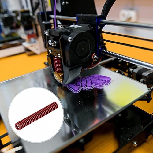 Uxcell 3D печатач умираат пролет, 5 парчиња 10мм ОД 65мм долги спирално печатење со средно оптоварување со компресија за компресија,