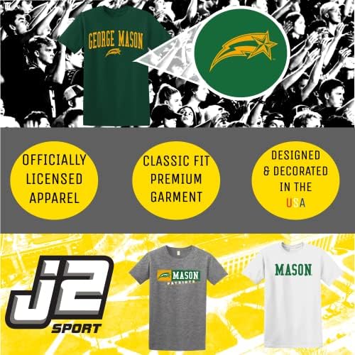 J2 Sport GMU Georgeорџ Мејсон Универзитет Патриоти маица-NCAA Unisex Tee