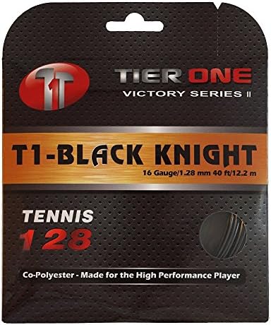 Ниво еден спортски црн витез - ко -поли тенис низа за играч со високи перформанси