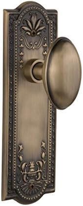 Носталгичен Магацин Ливади Плоча Со Копче За Домаќинство, Приватност-2.375, Полиран Месинг
