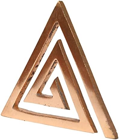 Ареева декор Триаголник чист бакар вастту за корекција и позитивна енергија од сите негативни предмети со кои се соочува вашата