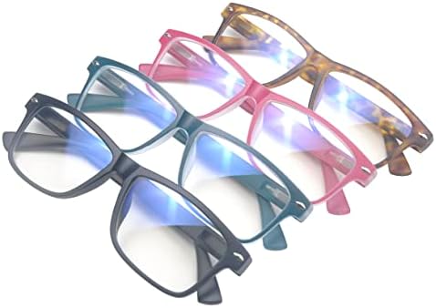 САНХОПОЛО 3-5 Пакувања очила за читање за жени / мажи Пролет-Шарки читаат очила женски/машки очила за читање
