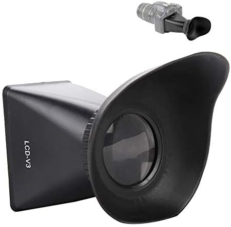 ViewFinder на фотоапаратот 2.8X LCD екран Зголемувачки гледач на звучни визири со аспиратор за аспиратор за лупа на LCD на камера