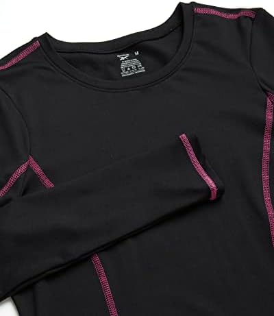 Термичка кошула на женски перформанси на Reebok - Атлетска основна маица со долг ракав