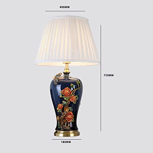 Chysp дневна соба табела ламба керамичка емајл боја спална соба во кревет студија ламба европски стил ретро кинески стил француски стил модерен
