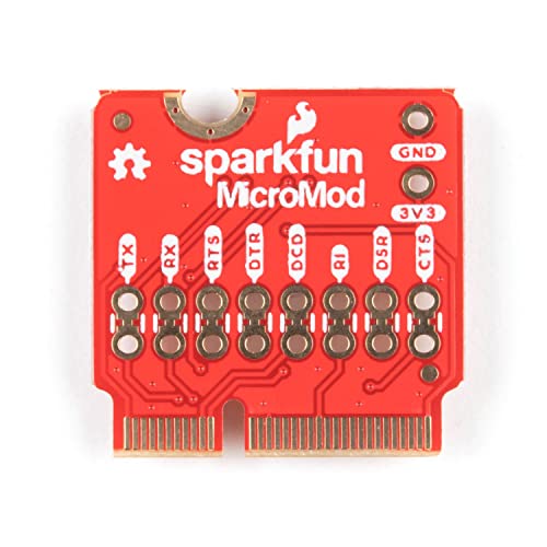 Алатка за ажурирање на MicroMod SparkFun MicroMOD-CH340C USB-сериски конвертор 8 пара PTH конекции w/Сплит подлога Jumper Links 3.3V