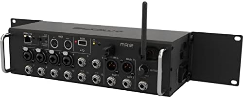 Дигитален миксер MIDAS 12-QUEP за таблети iPad/Android со 4 Midas Pro Preamps, 8 влезови во линија, интегриран WiFi модул и USB стерео рекордер