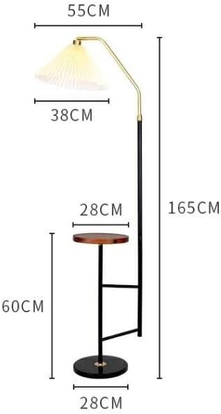 SLNFXC Купете LED чај табела за подни ламби за дневна соба спална соба кревет нордиска вертикална ламба за подот