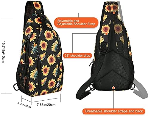 Y & R Direct 15,7 инчи крстосници ранец за прашкасти кесички водоотпорна торба за покачување на патувањето за жени подарок