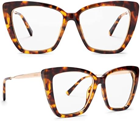 Diff Eyewear Becky IV дизајнер мачка очи сина светлина блокирачки очила за жени
