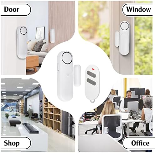 Аларм на вратата 120dB Сензор за аларм на вратата и прозорецот 3 режими Аларм за контакт сензор за безбедност на домови и сопственост