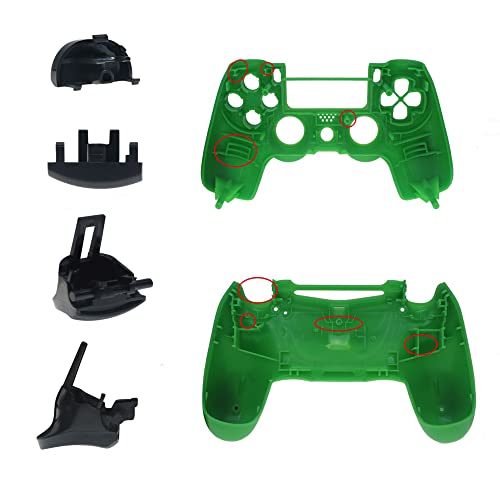 WPS Matte Controller Controller Collection Collection Colution Housing Shell + Целосни копчиња за PS4 PlayStation Slim Pro Controller