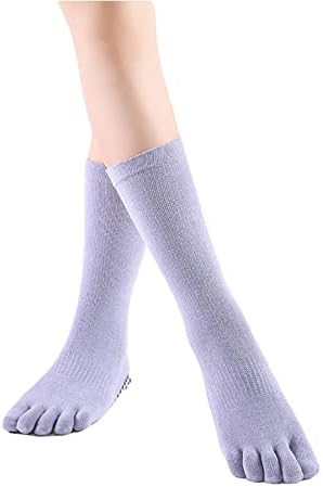 Чорапови за пети од јога, кои не се лизгаат чорапи, лепливи чорапи Пилатес болница Баре чорапи за жени девојки