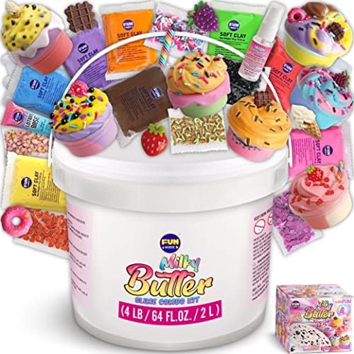 4 lb млечен путер лигите за девојчиња, фанкид огромна бела предеда лигите со лигите со 29 разновидни лигите додаваат совршени роденденски играчки