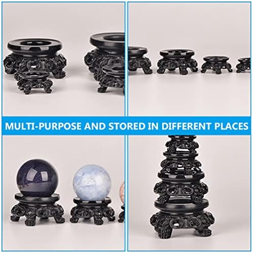 Doitool Crystal Sphere Stand Egg Stands Sholds Explays Stand Crystal Ball Display Stand 2 во дијаметар за 50мм Сфера држач за држач