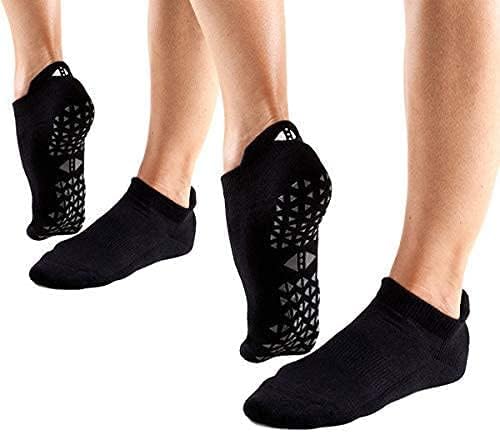 Чорапи кои не се лизгаат на Tavi Noir Chosенски не -лизгачки чорапи - Грип Баре, танц, пилатес, чорапи по јога