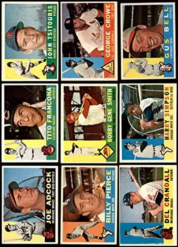 1960 година Топс Бејзбол 100 стартер за стартување на картички/многу екс+