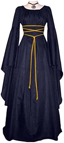 Nulairt долг палто со аспиратор за жени средновековен фустан чипка за гроздобер наметка облечена наметка за возрасни костум ретро косплеј
