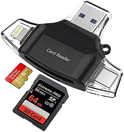 Boxwave Smart Gadget Компатибилен СО LG Ултра КОМПЈУТЕР 13-AllReader Sd Читач На Картички, Microsd Читач НА Картички SD Компактен USB ЗА
