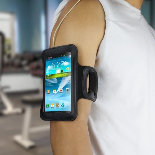 Case Boxwave Case компатибилен со Samsung Galaxy S8 Active - Sports Armband, прилагодлива амбалажа за тренинг и трчање за Samsung